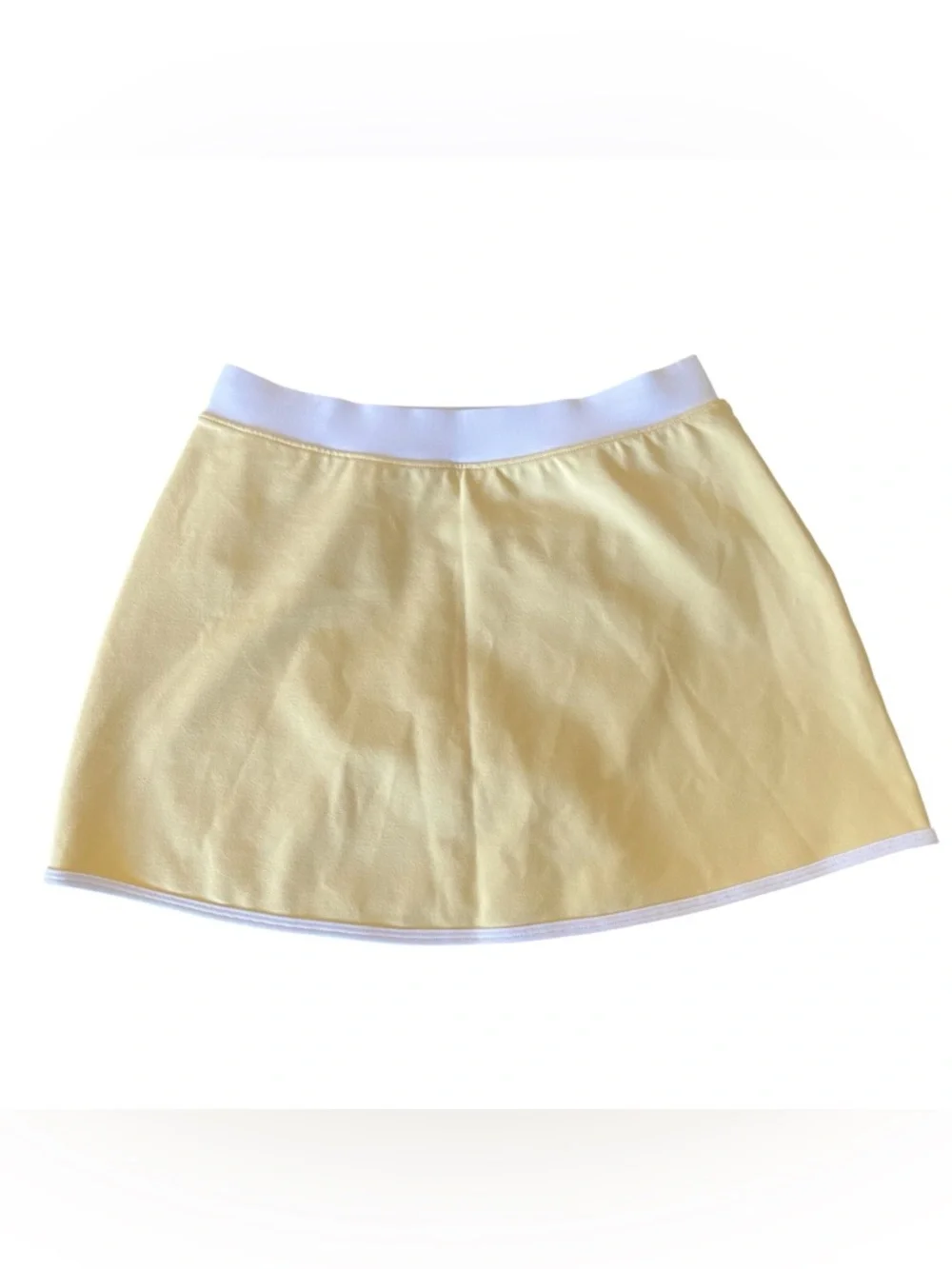 Alo Yoga Airbrush Streamlined Skirt Warm Butter/ White NWT Small